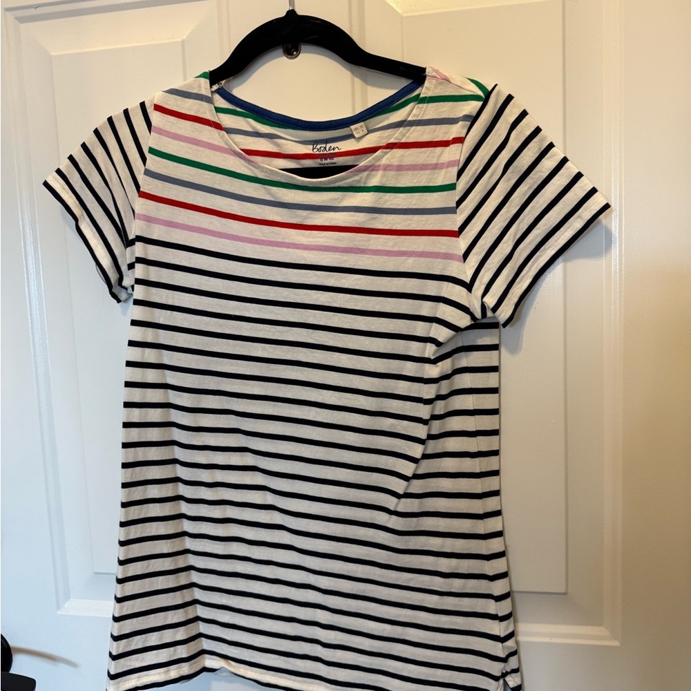 Boden Multicolor Striped Top